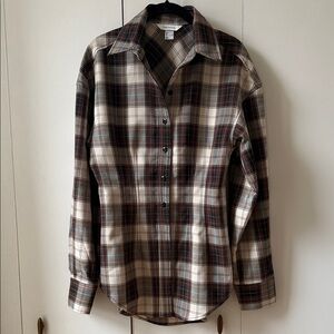 H&M Plaid Button-Up Women’s Shirt